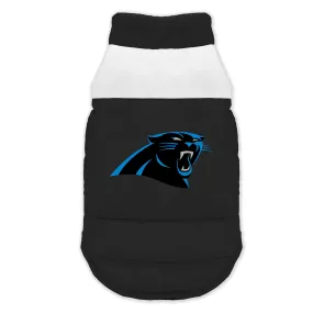 Carolina Panthers Pet Parka Puff Vest