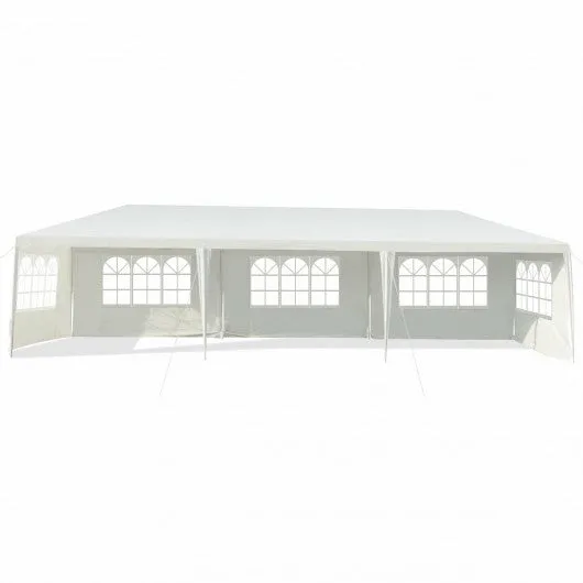 10' x 30' Outdoor Party Wedding 5 Sidewall Tent Canopy Gazebo