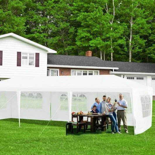 10' x 30' Outdoor Party Wedding 5 Sidewall Tent Canopy Gazebo