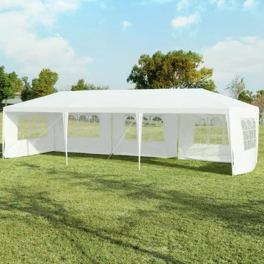 10' x 30' Outdoor Party Wedding 5 Sidewall Tent Canopy Gazebo