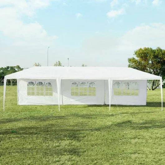 10' x 30' Outdoor Party Wedding 5 Sidewall Tent Canopy Gazebo