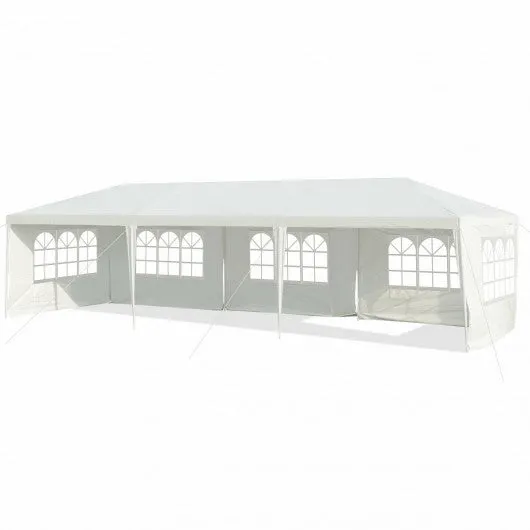 10' x 30' Outdoor Party Wedding 5 Sidewall Tent Canopy Gazebo