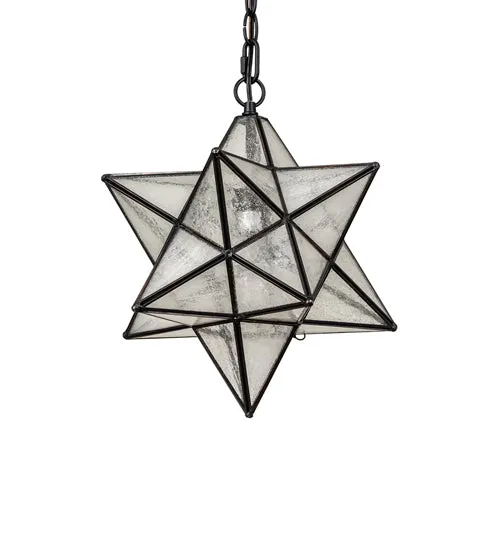 12"W Moravian Star Pendant