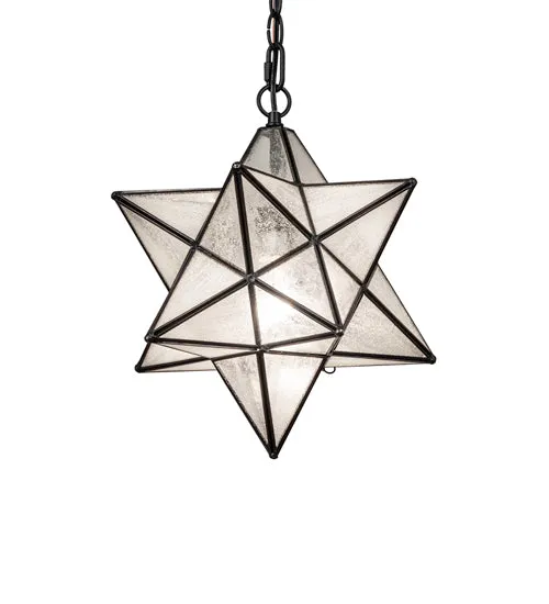 12"W Moravian Star Pendant