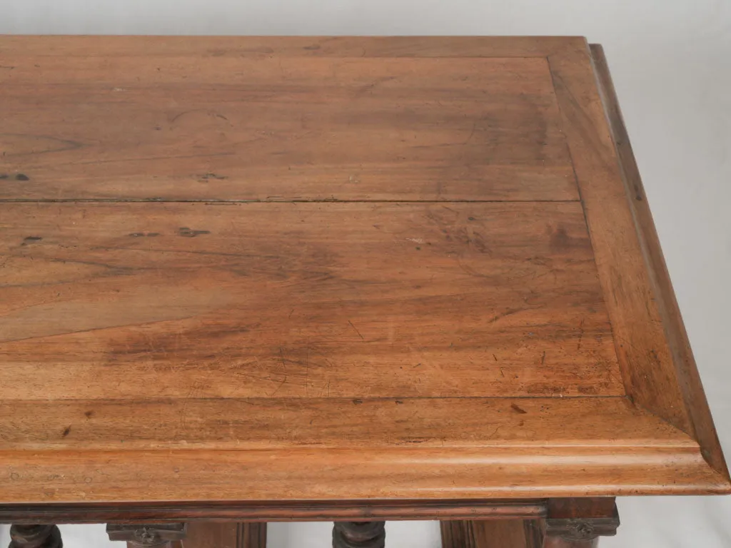 17th-century Gothic walnut table from Burgundy