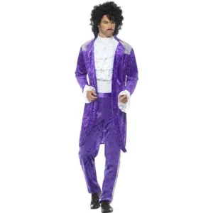 80s Purple Musician Costume