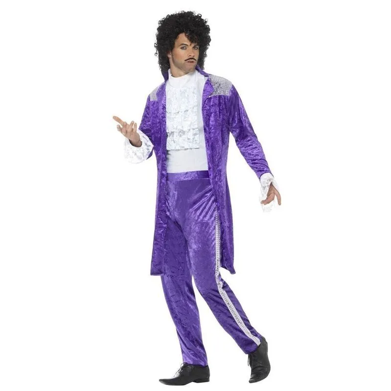 80s Purple Musician Costume