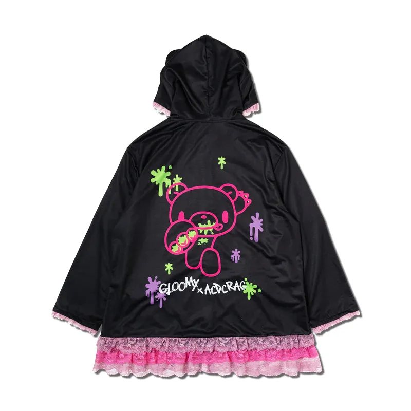 ACDC RAG & Gloomy Bear plus size vivid bear ears hoodie