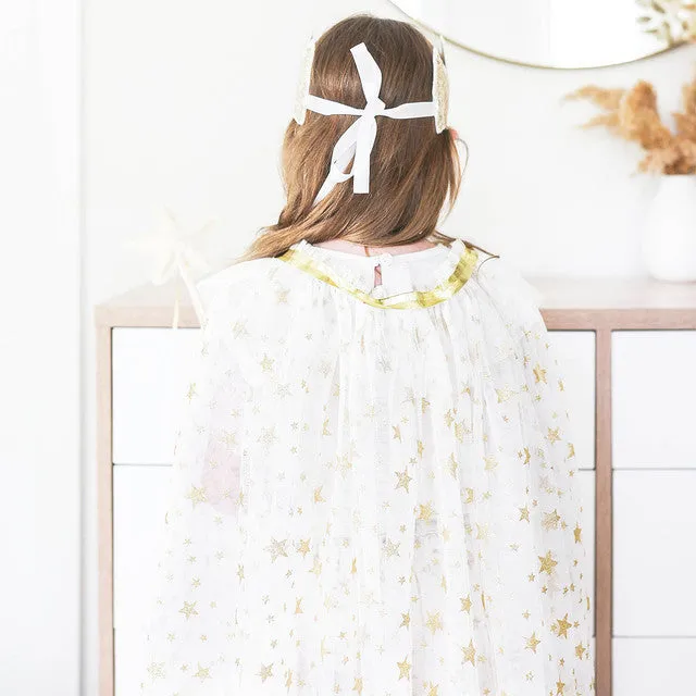 Alimrose Cape | Ivory Gold Star