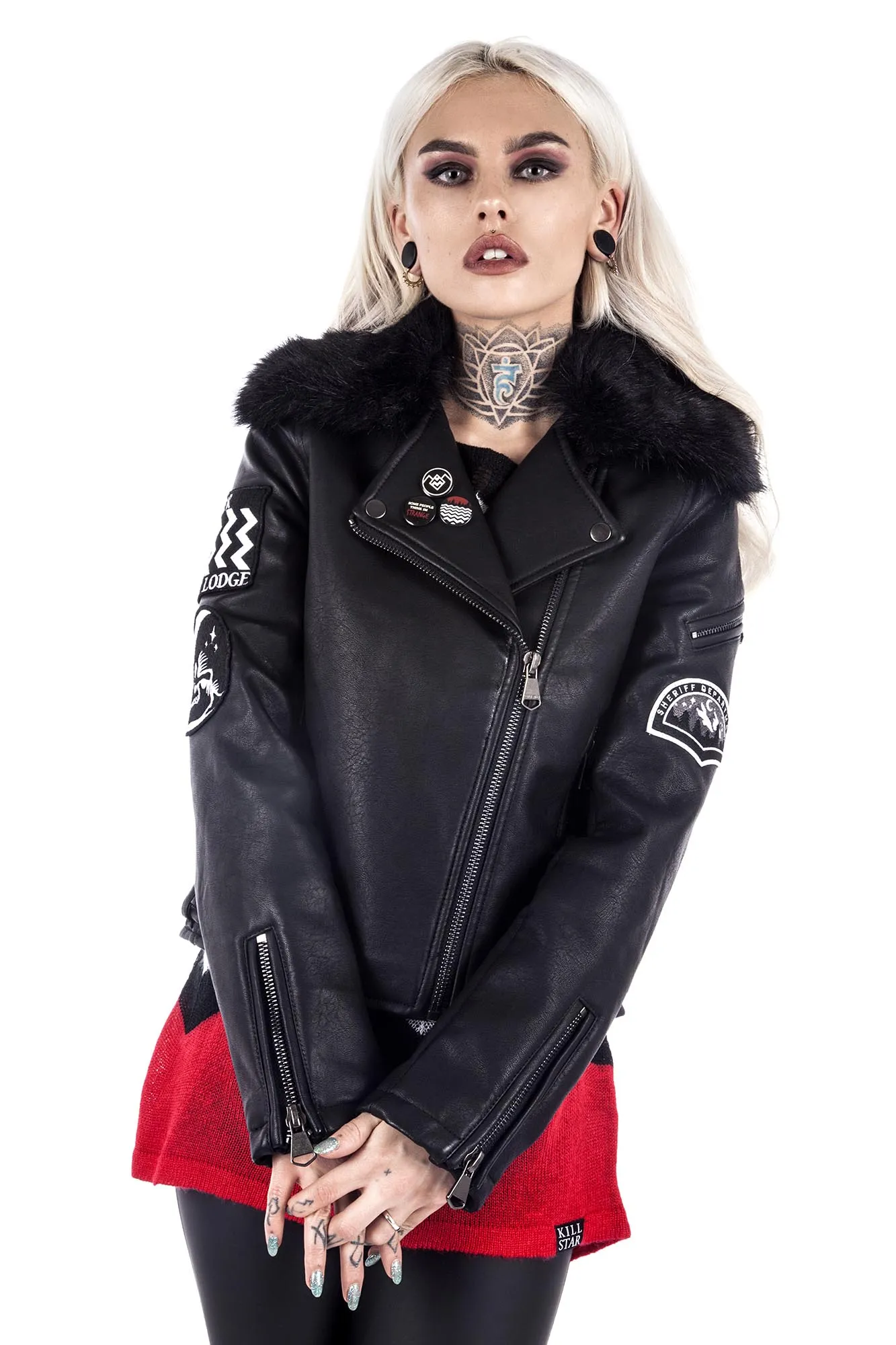 All Fired Up Biker Jacket