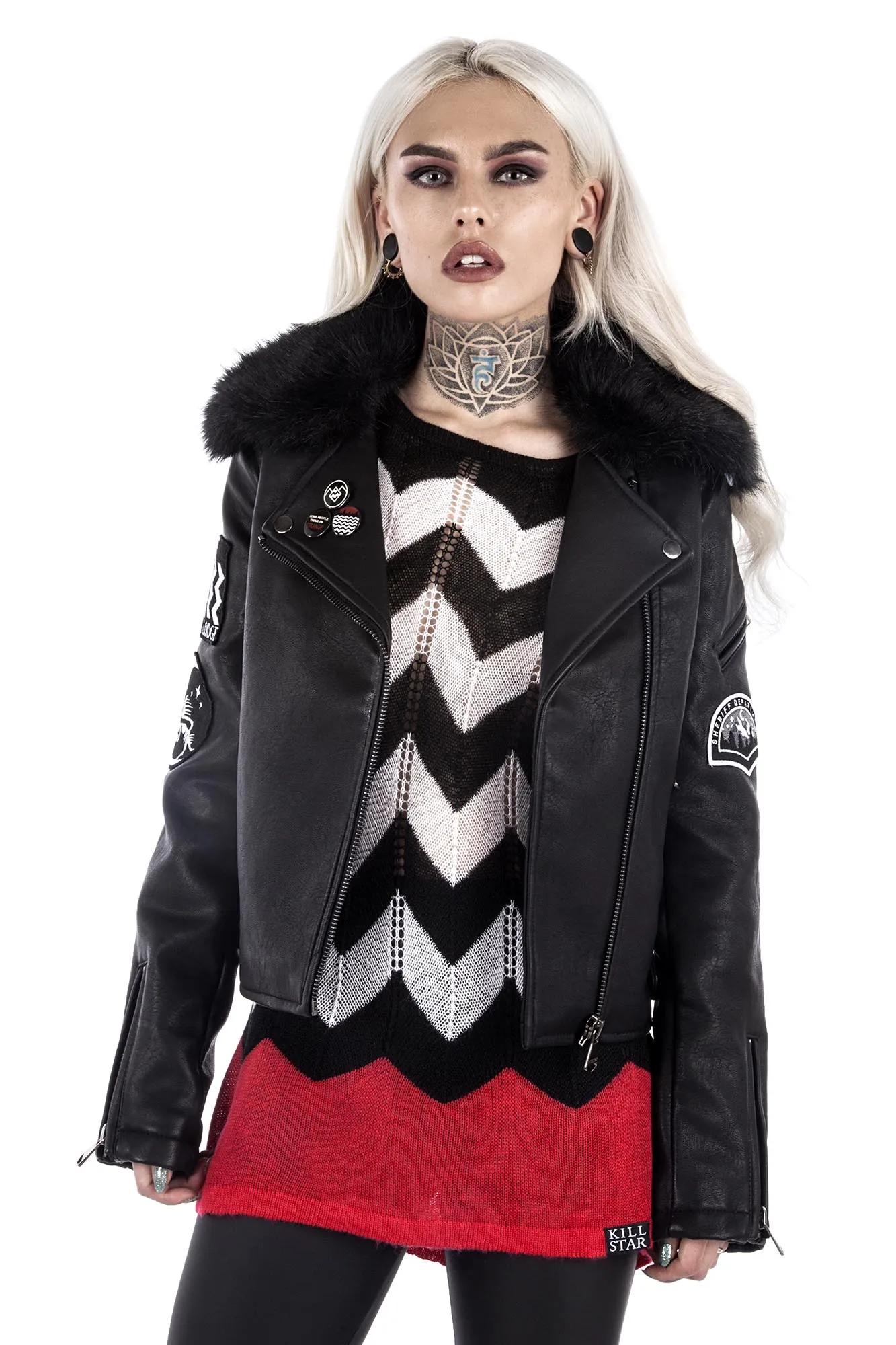 All Fired Up Biker Jacket