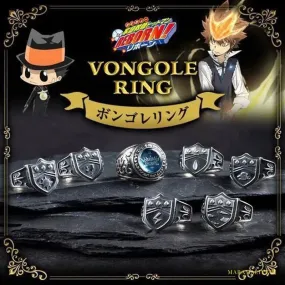 Anime HITMAN REBORN! Vongola Famiglia Pengo Column Ring - Unisex Retro Gothic Cosplay Jewelry