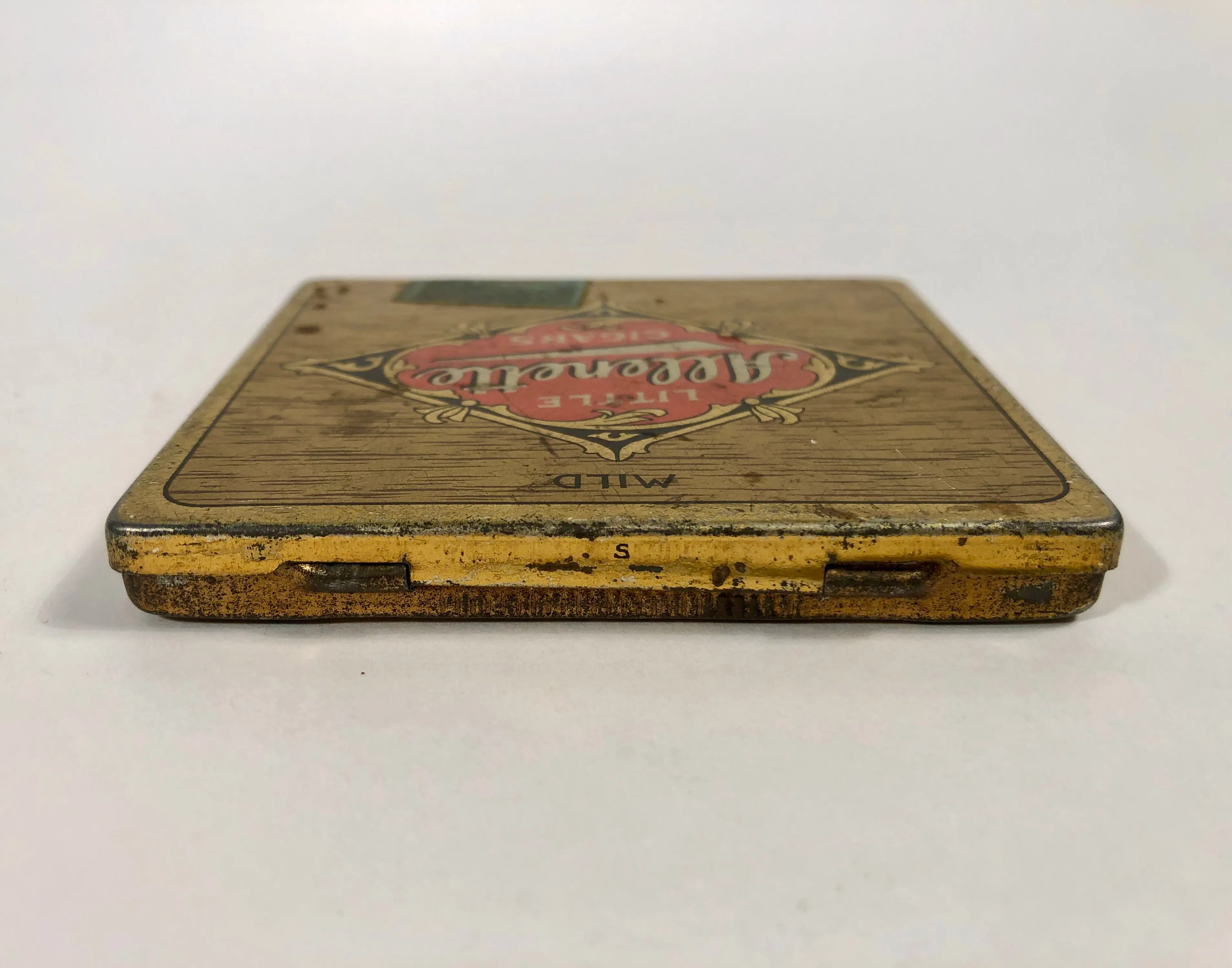 Antique LITTLE ALLENETTE Cigars Tin Case || EMPTY