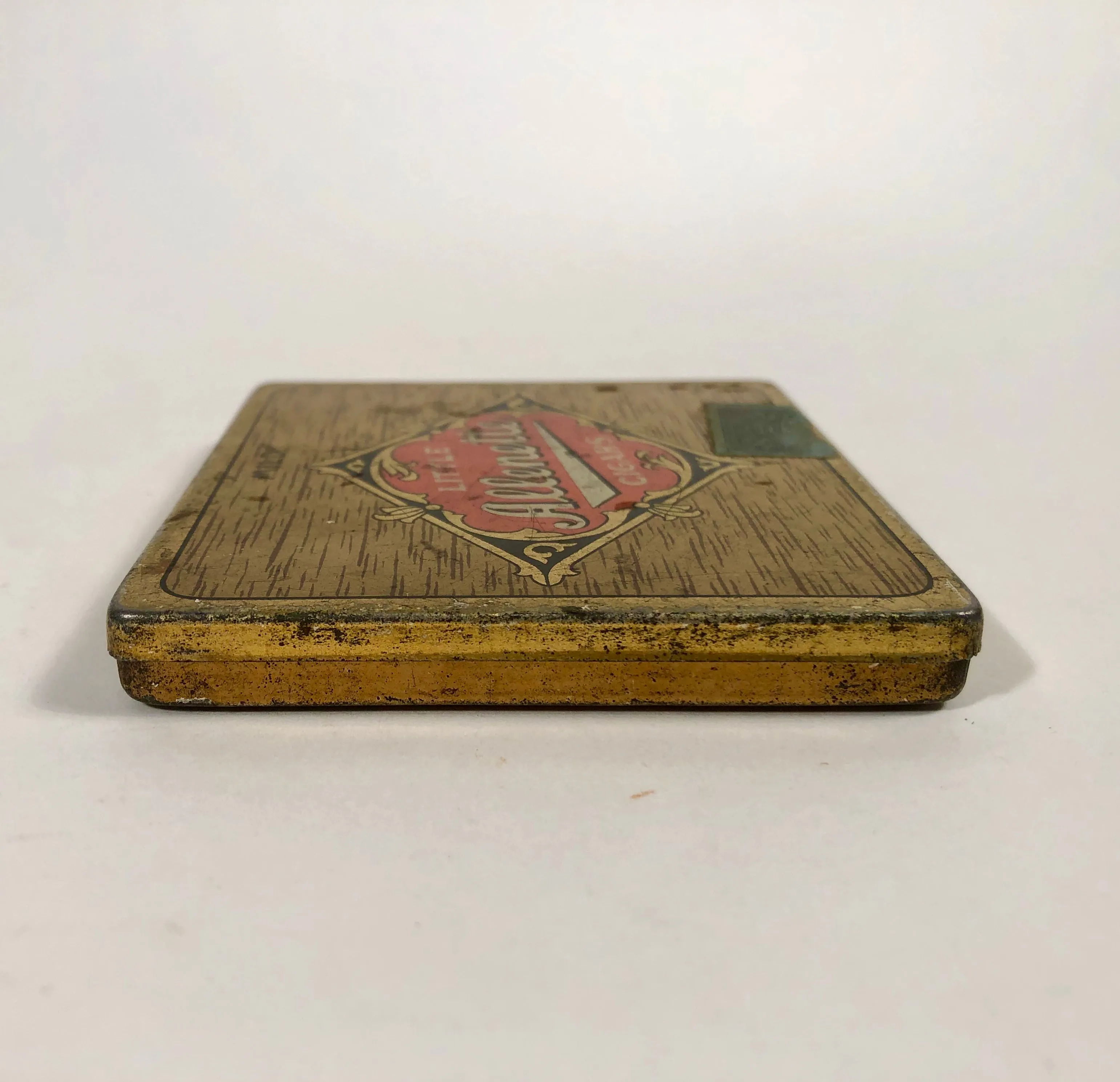 Antique LITTLE ALLENETTE Cigars Tin Case || EMPTY