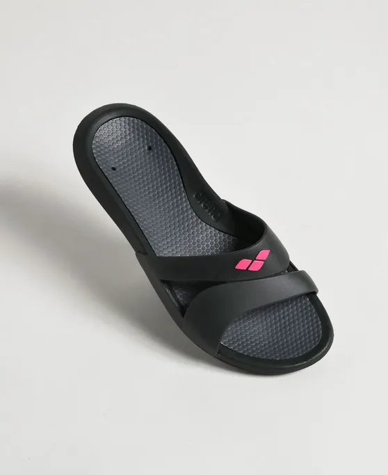 Arena Ciabatta Nina 003787 102 black dark grey-fucsia