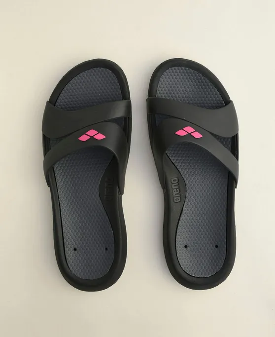 Arena Ciabatta Nina 003787 102 black dark grey-fucsia