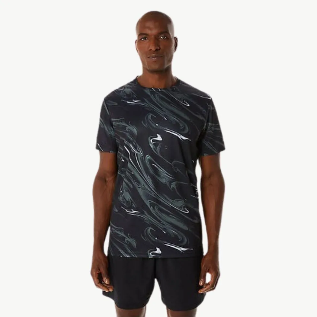 asics Suminagashi Motif Print Men's Tee