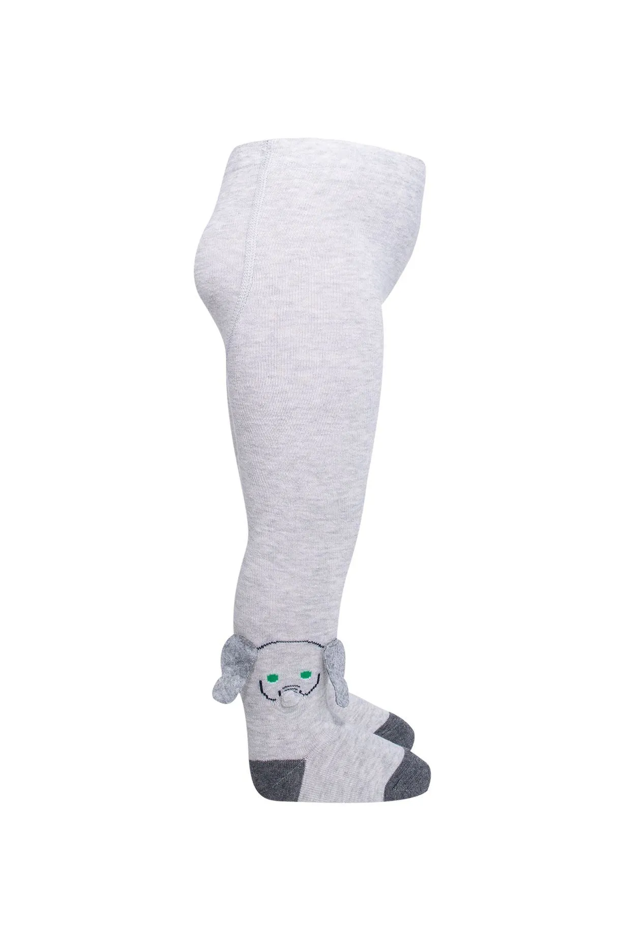 Baby Girl Tights 3D Elephant Grey (3mths-2yrs)