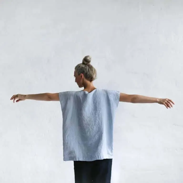 Baltic Linen Top by Seaside Tones