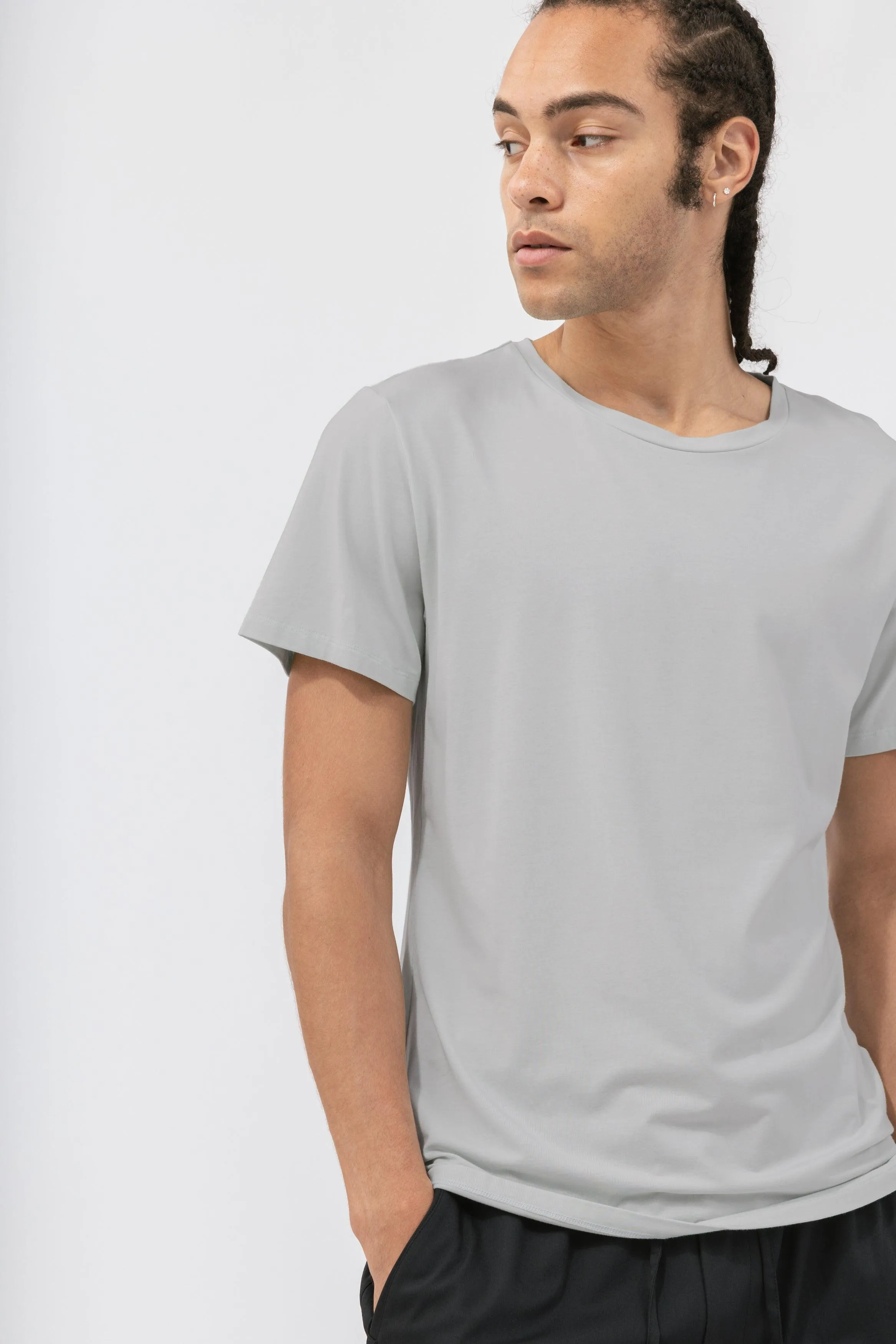 Bamboo Crew Neck Short Sleeve Tee