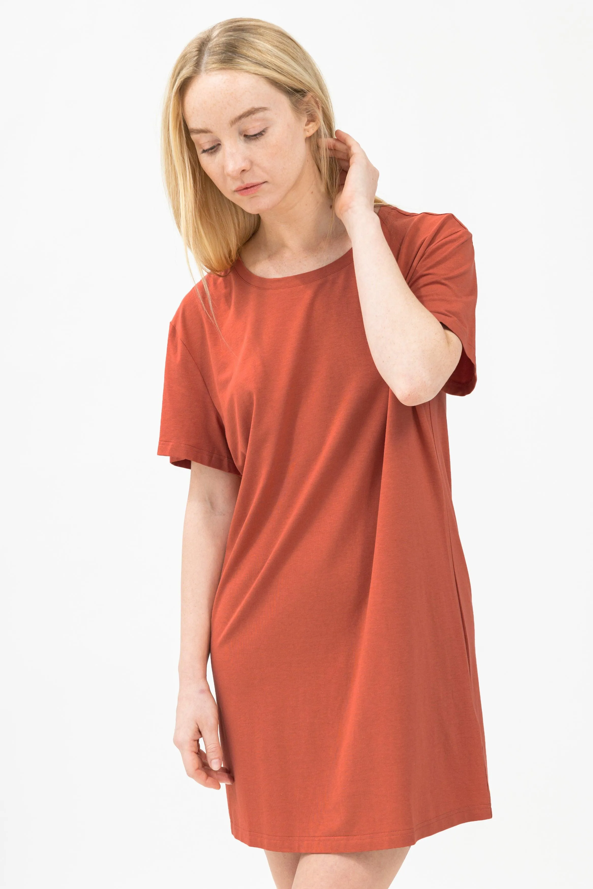 Bamboo Oversized Long Tee Dress