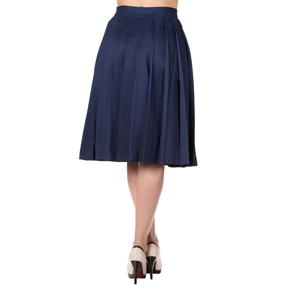 Banned Take a Hike Skirt in Navy