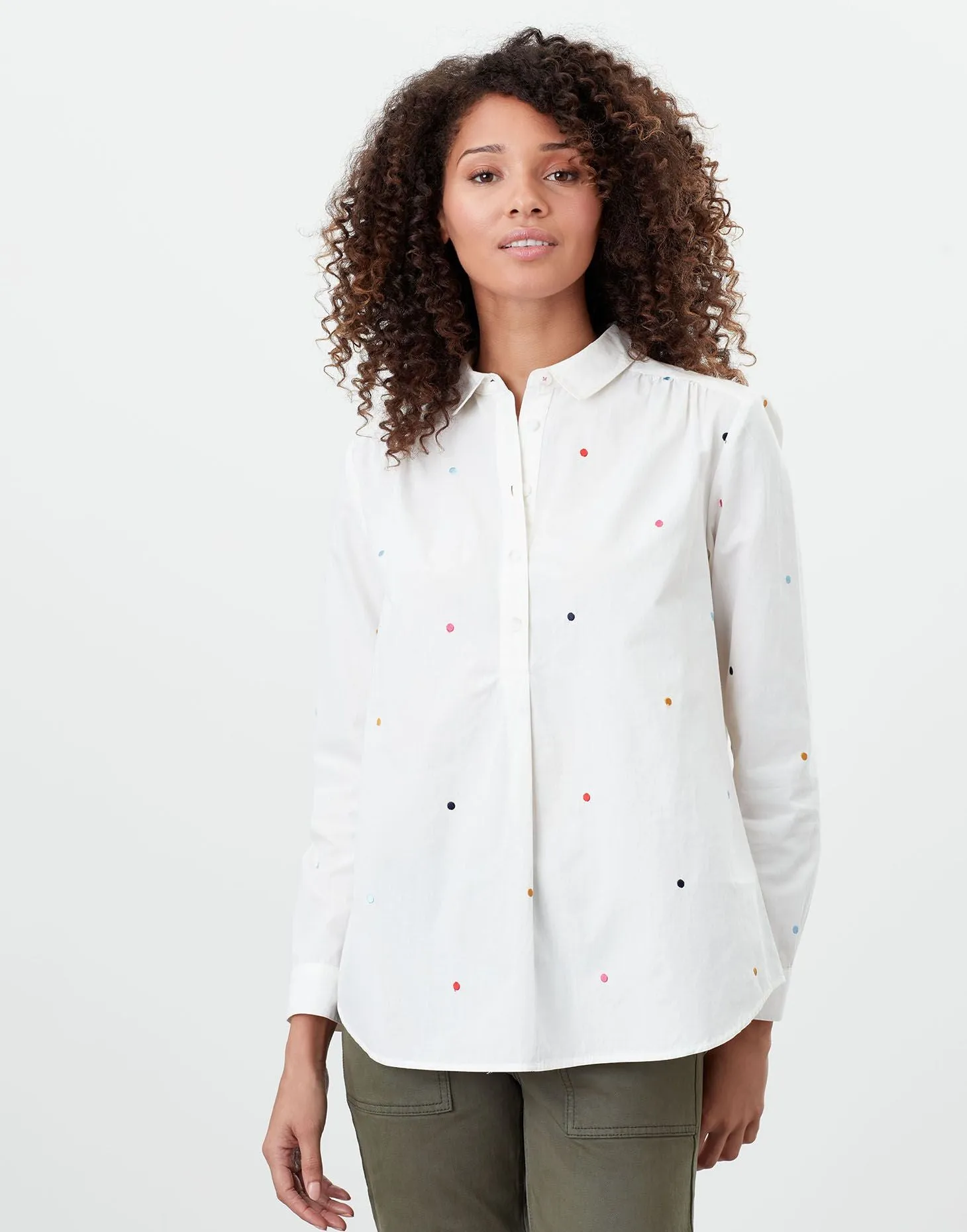 Bayley Pop Over Shirt - Multi Spot