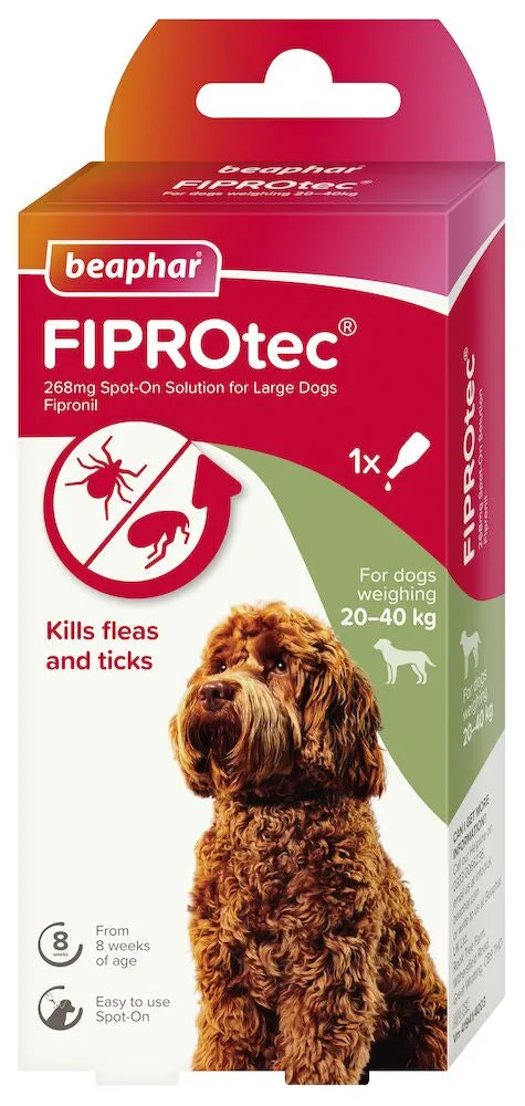 Beaphar FIPROtec L Dog 1 pipette x6