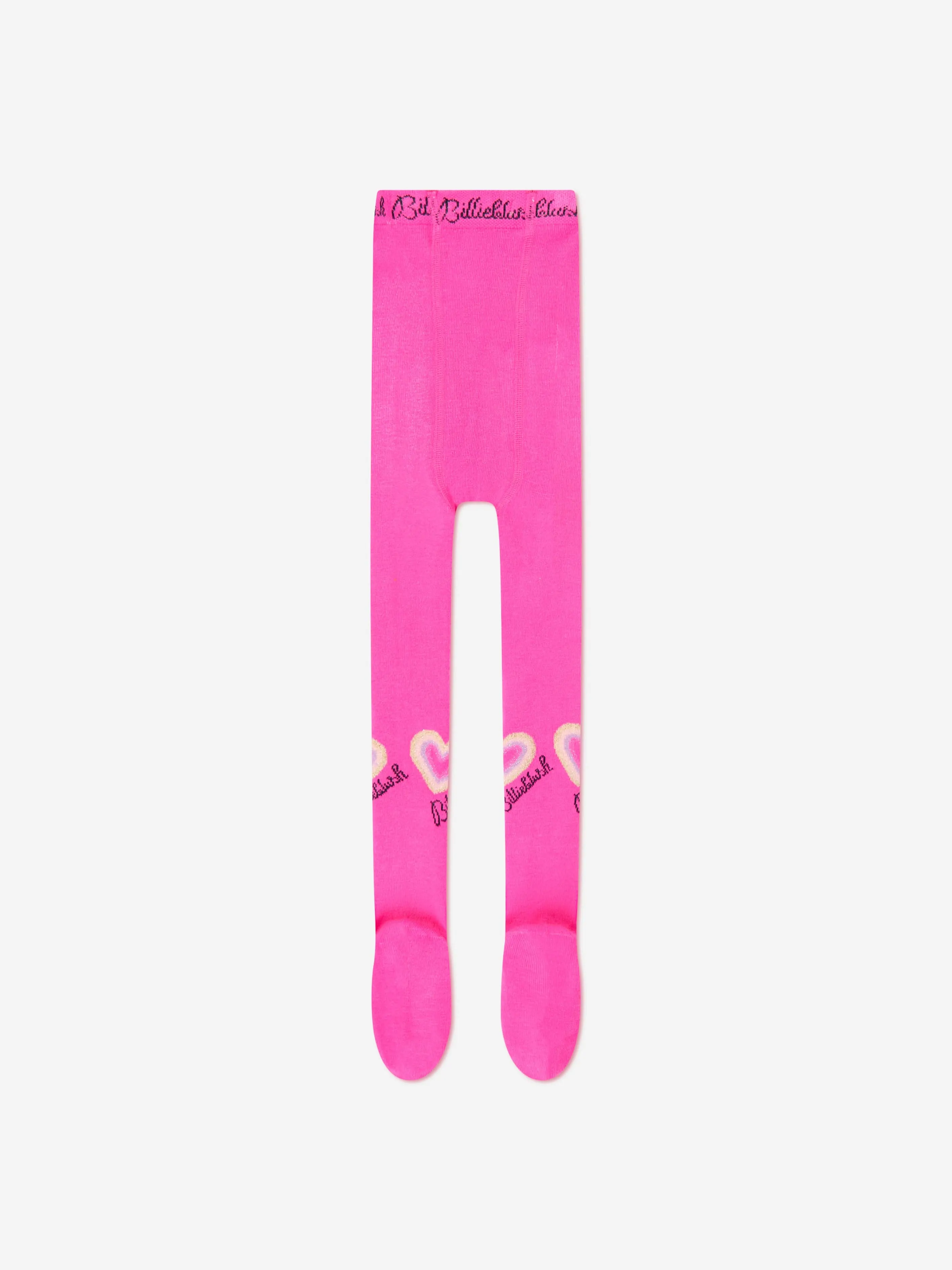 Billieblush Girls Heart Logo Tights in Pink