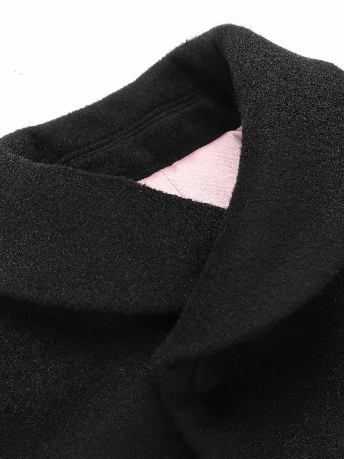 Black 1950s Latest Woolen Wrap Bolero Jacket