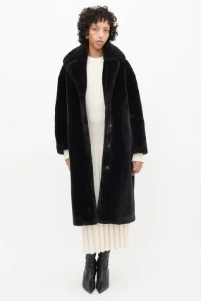 Black Faux Fur Camilla Coat