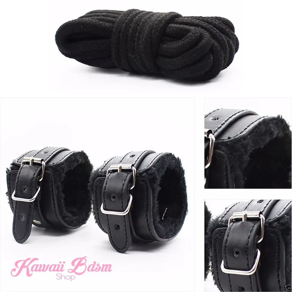 Black Princess Bondage 7Pcs Set