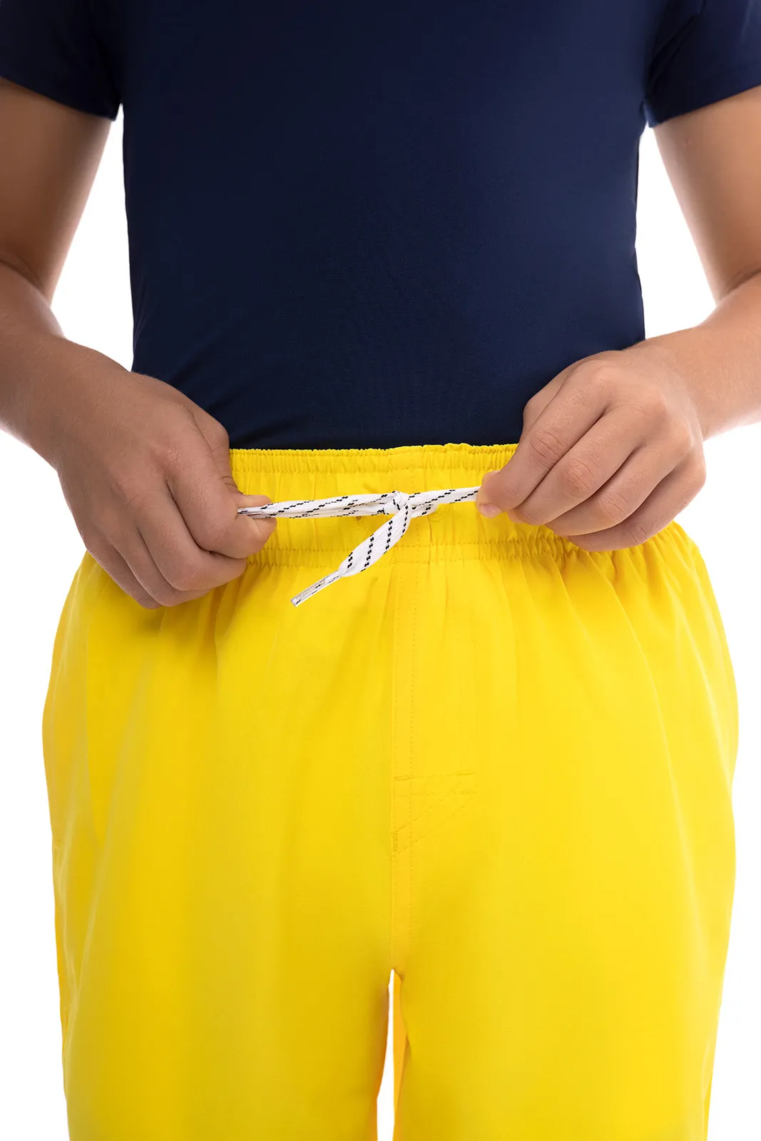 Boy's Island Swim Trunks | Bold Yellow