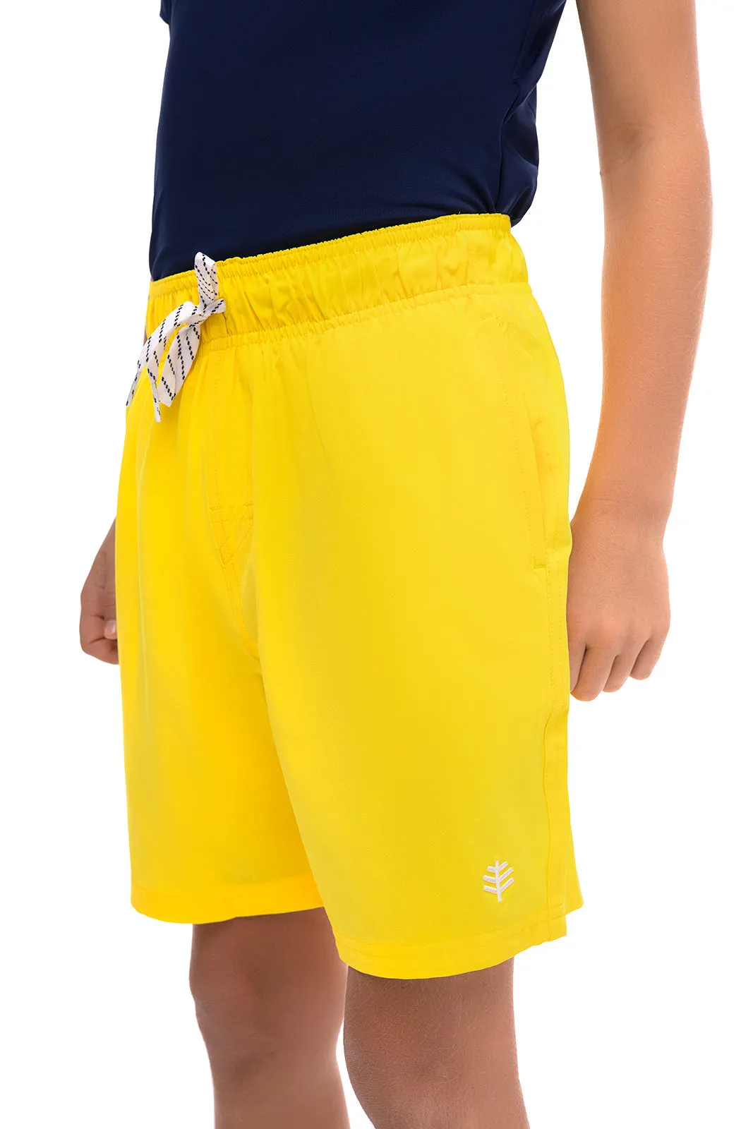 Boy's Island Swim Trunks | Bold Yellow