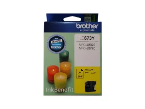 Brother LC673Y Yellow Ink Cartridge (LC-673Y)