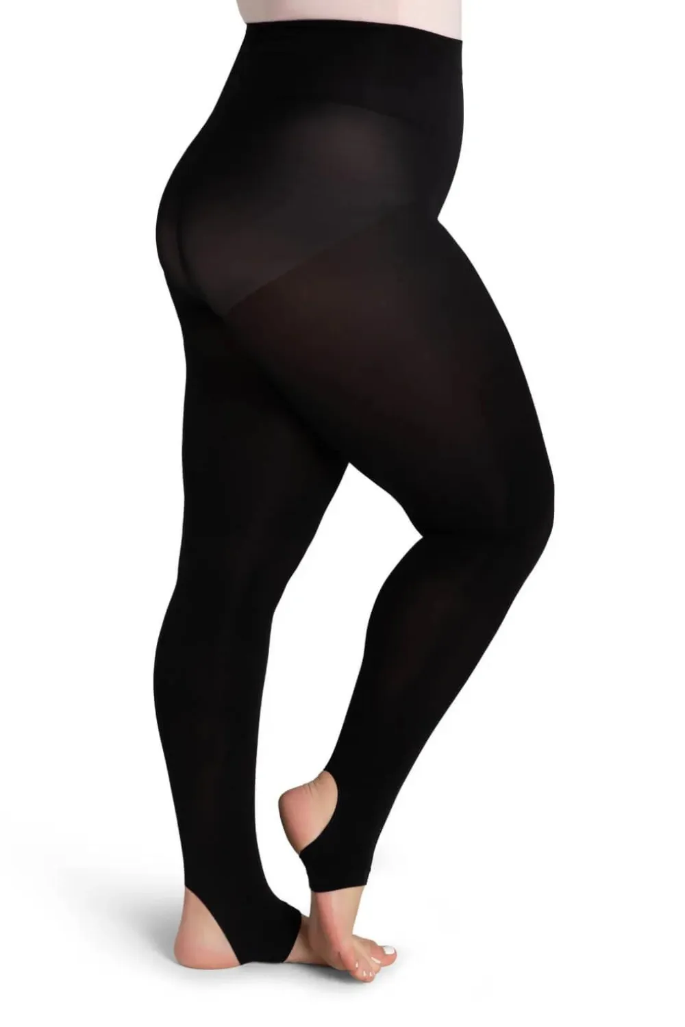 CAPEZIO 1961 SELF KNIT WAIST STIRRUP TIGHTS