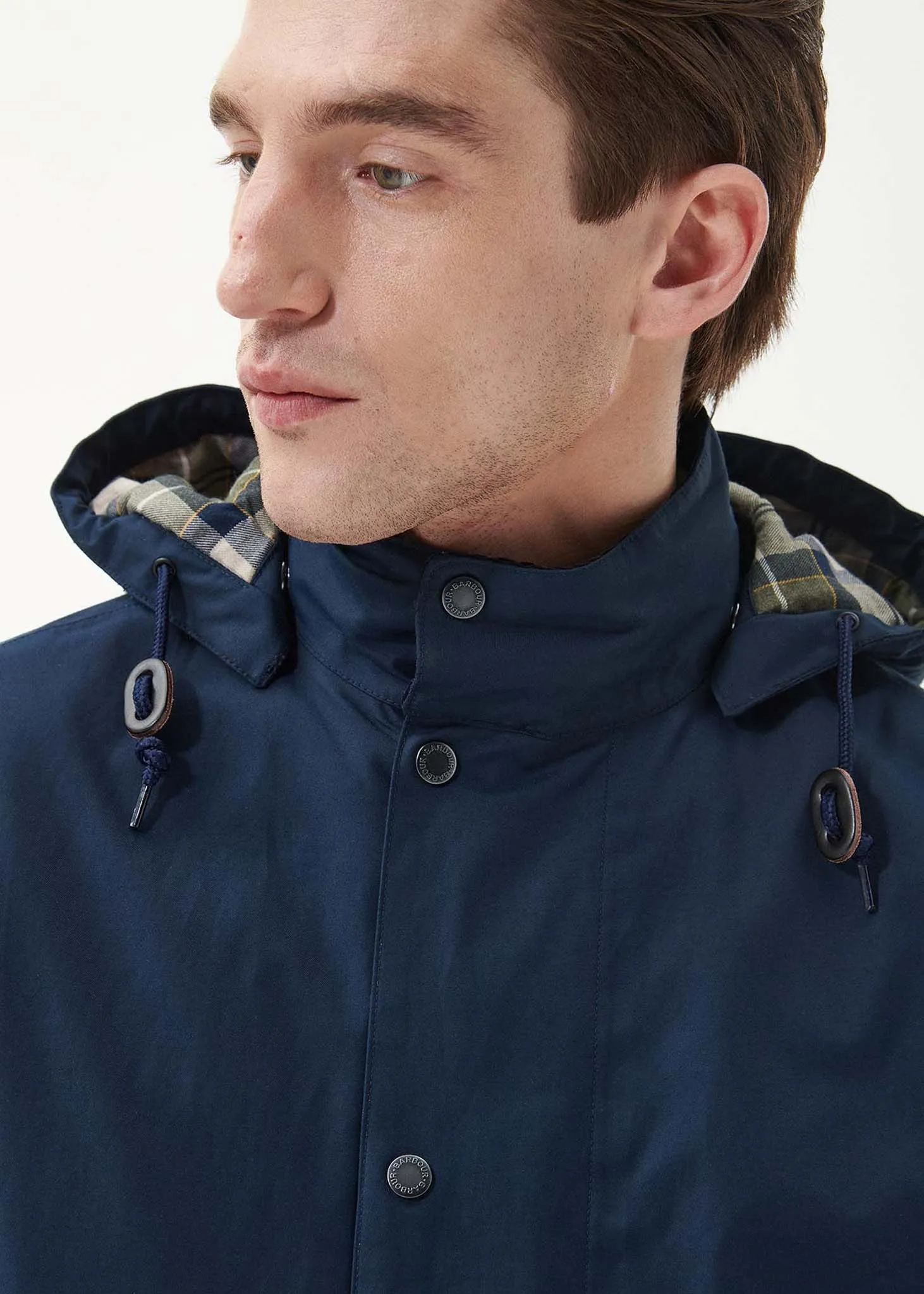 Chelsea mac jacket - navy forest mist