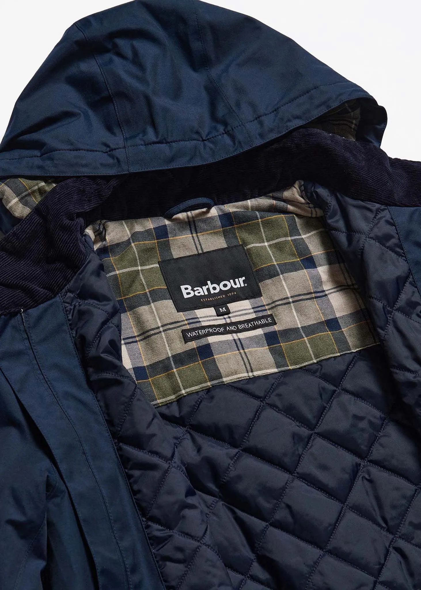 Chelsea mac jacket - navy forest mist