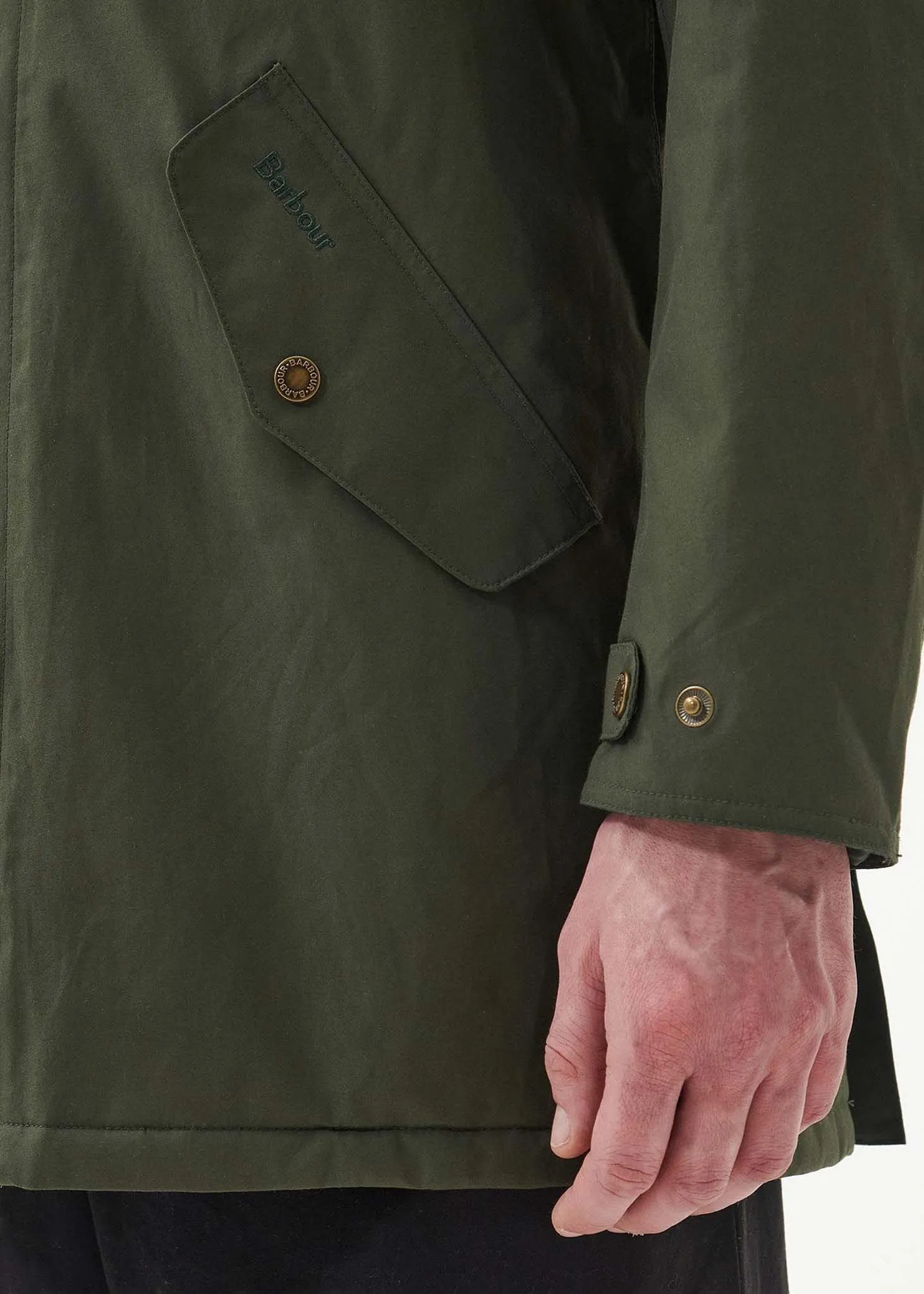 Chelsea mac jacket - olive forest mist