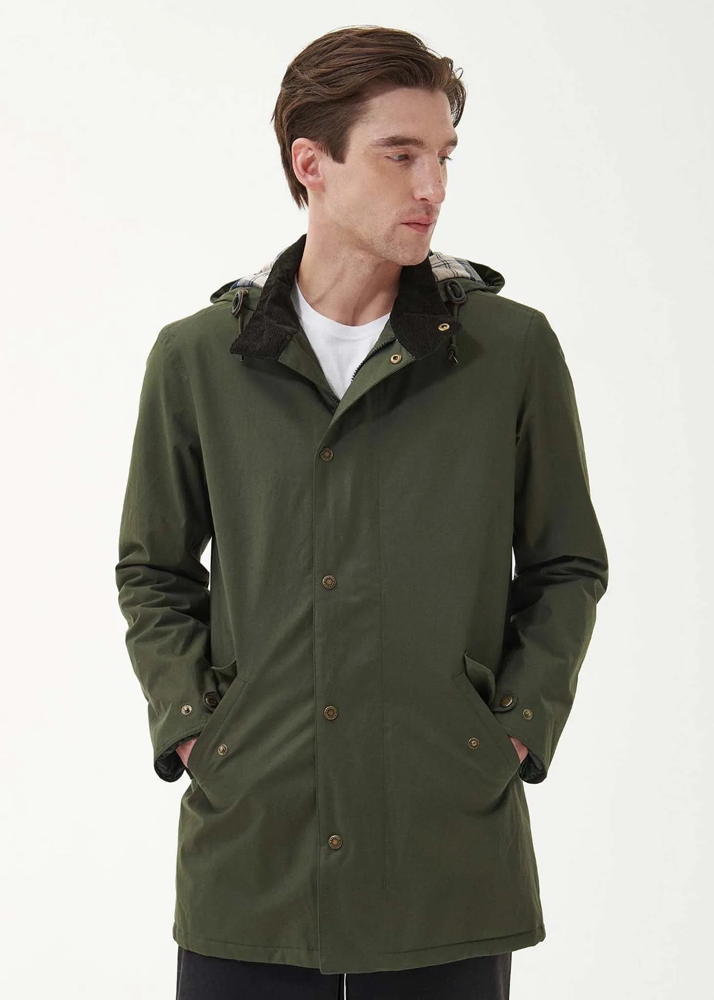 Chelsea mac jacket - olive forest mist