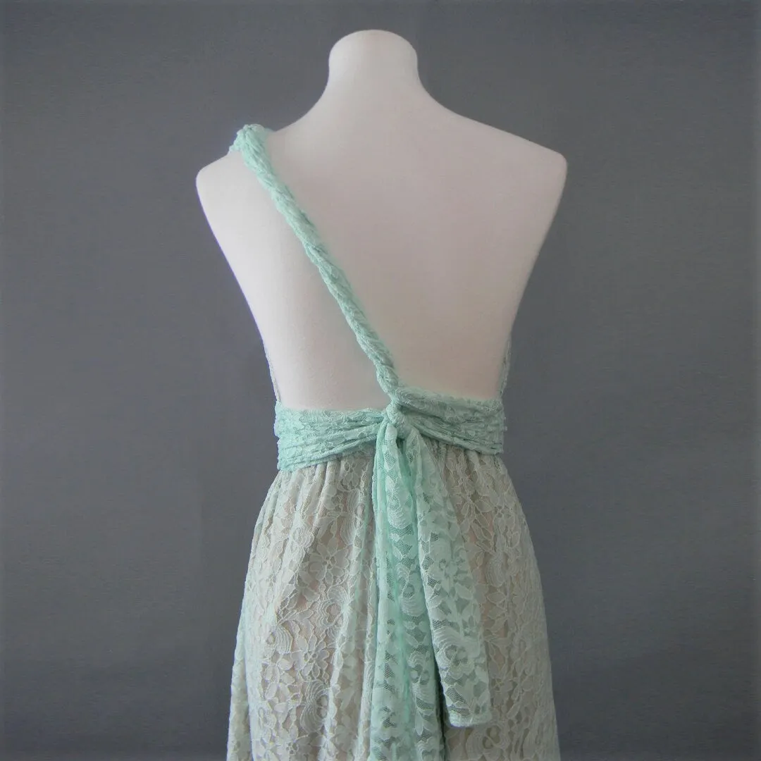 CHOIR Mint Lace Infinity Top and Tulle Skirt