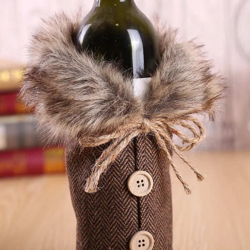 Christmas Wine Bottle Jacket