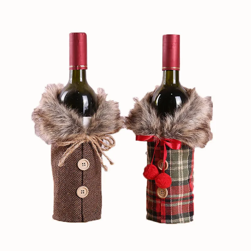 Christmas Wine Bottle Jacket