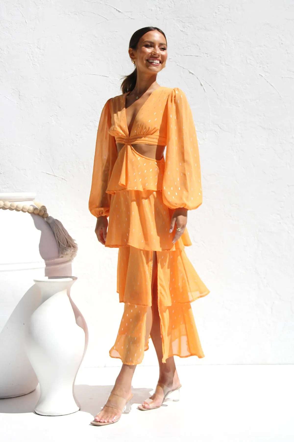 Clarissa Dress ORANGE