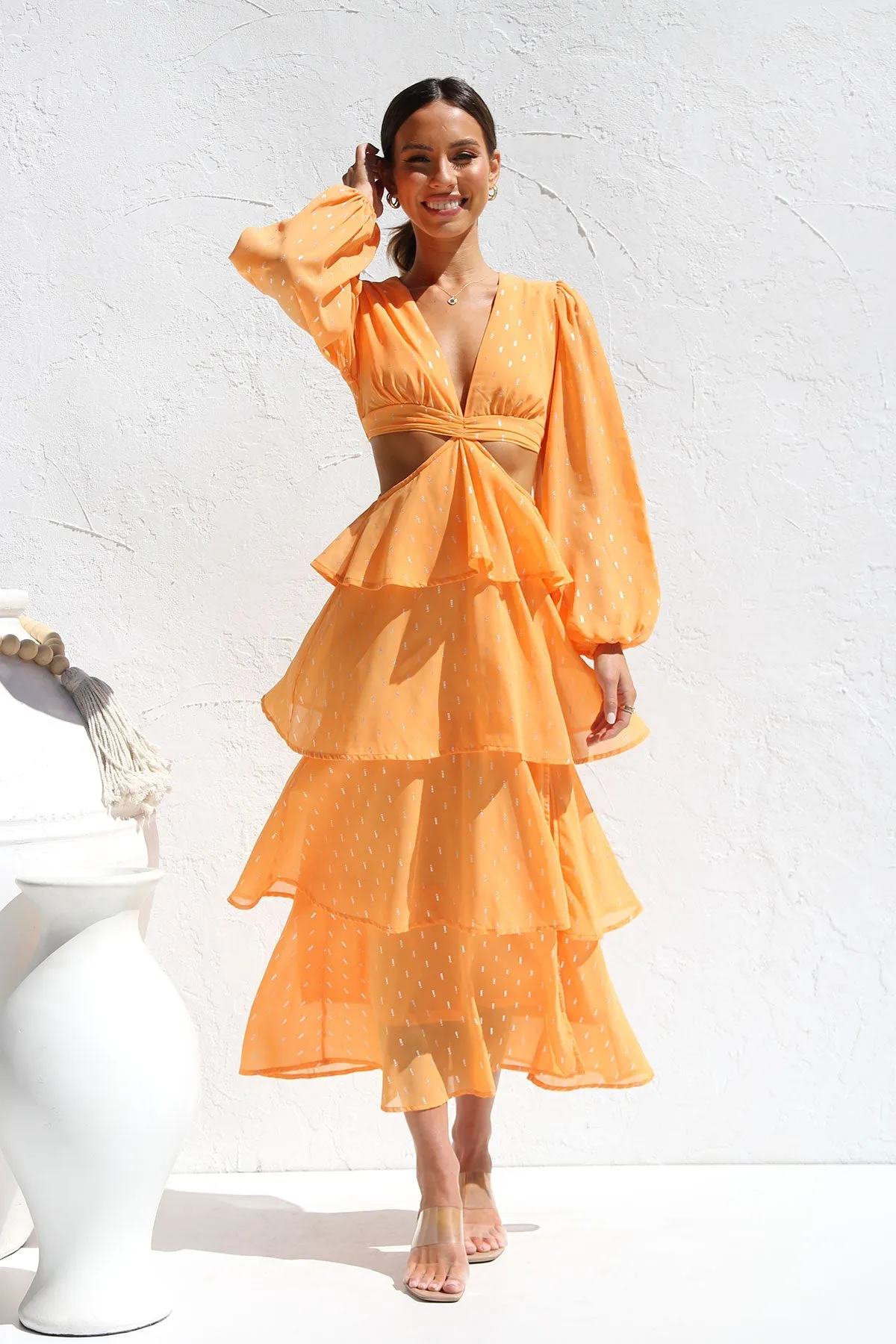 Clarissa Dress ORANGE