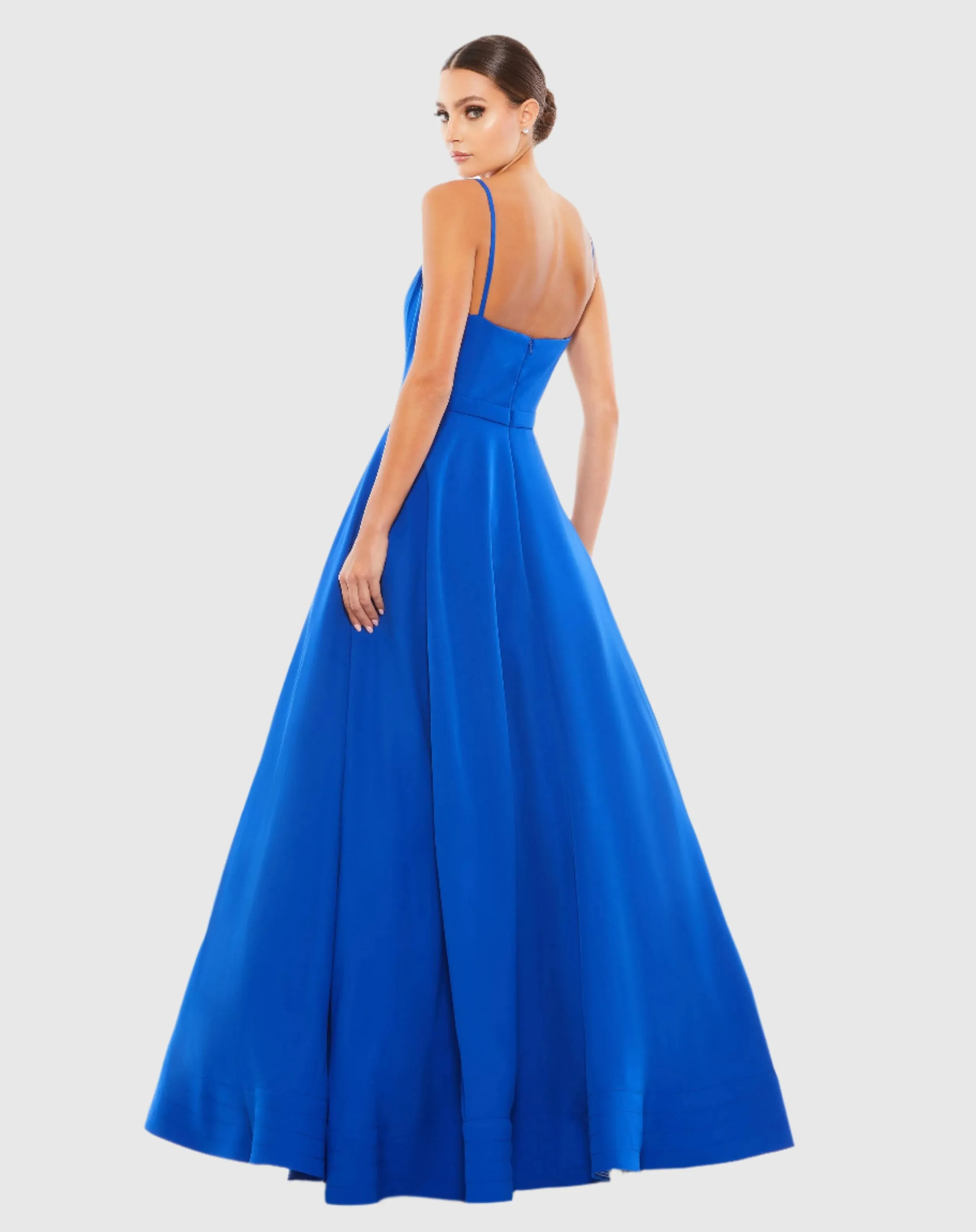 Classic A-Line V-Neck Ballgown