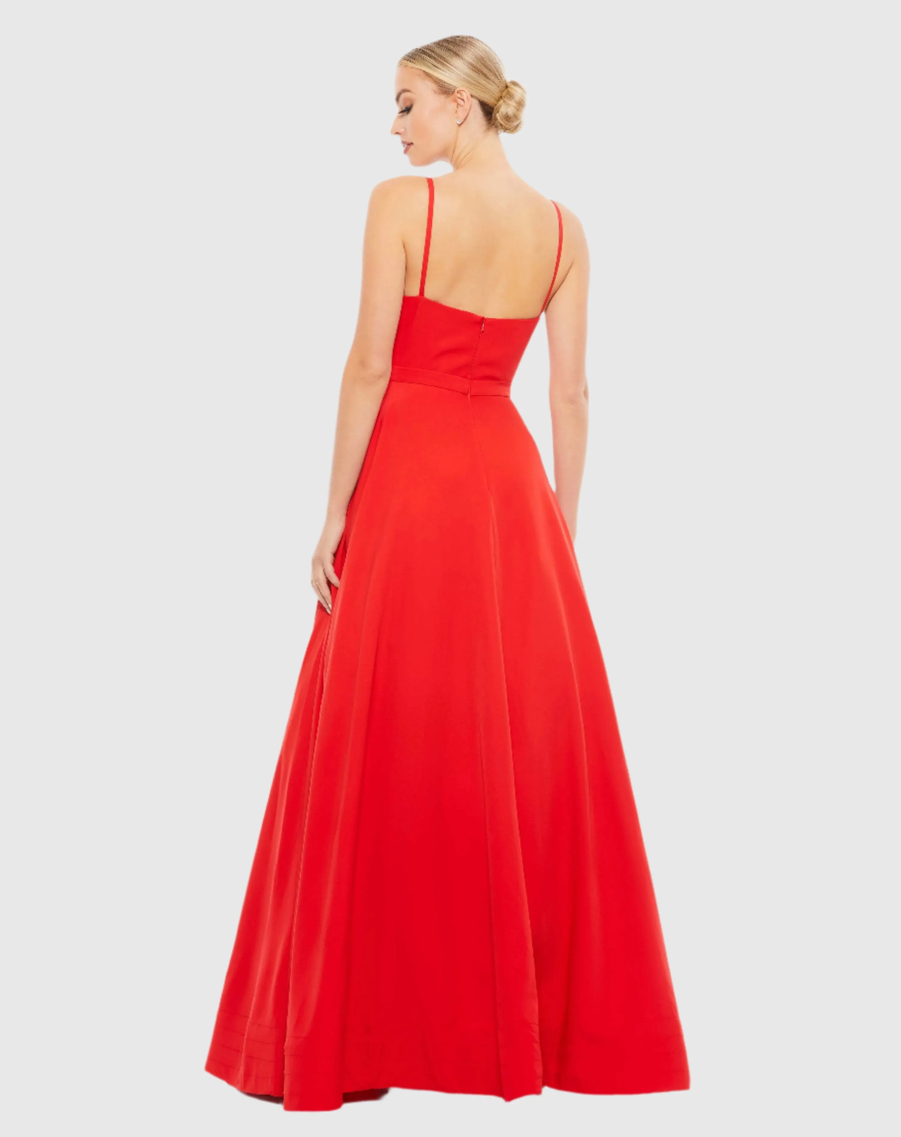 Classic A-Line V-Neck Ballgown