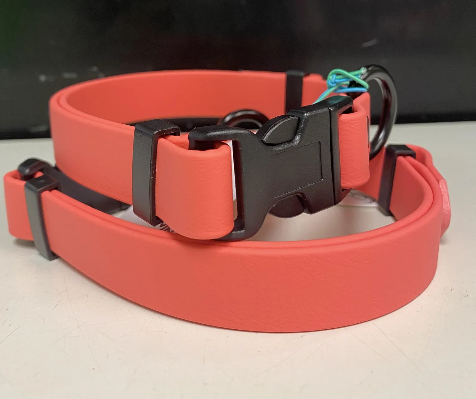 Dog People Biothane Basics Collar 3/4'' Coral