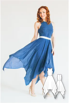 Dress Pattern - Dress Sewing Patterns - Sewing Tutorials - Maxi Dress Pattern - PDF Sewing Patterns - Sewing Projects - Sewing Patterns