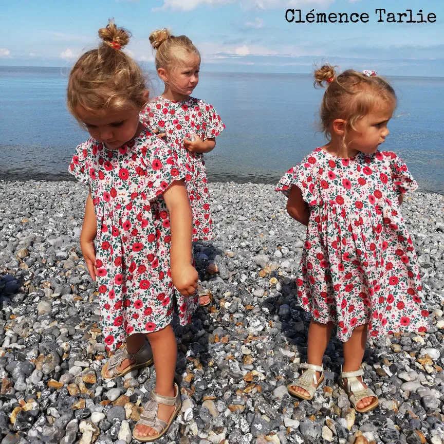 Duo for woman and kid LOUISE blouse and dress - Paper Sewing Pattern